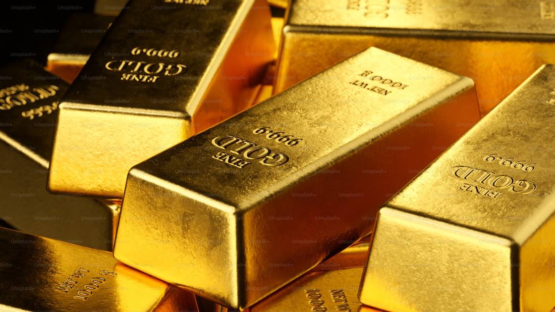 Gold bars and Financial concept,3d rendering,conceptual image